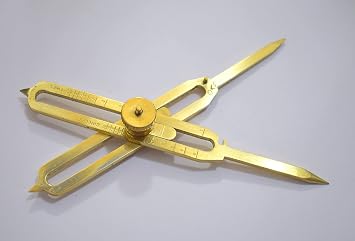 Brass 6 inch Divider Drafting Proportional Tool 6inches Navigational Compass