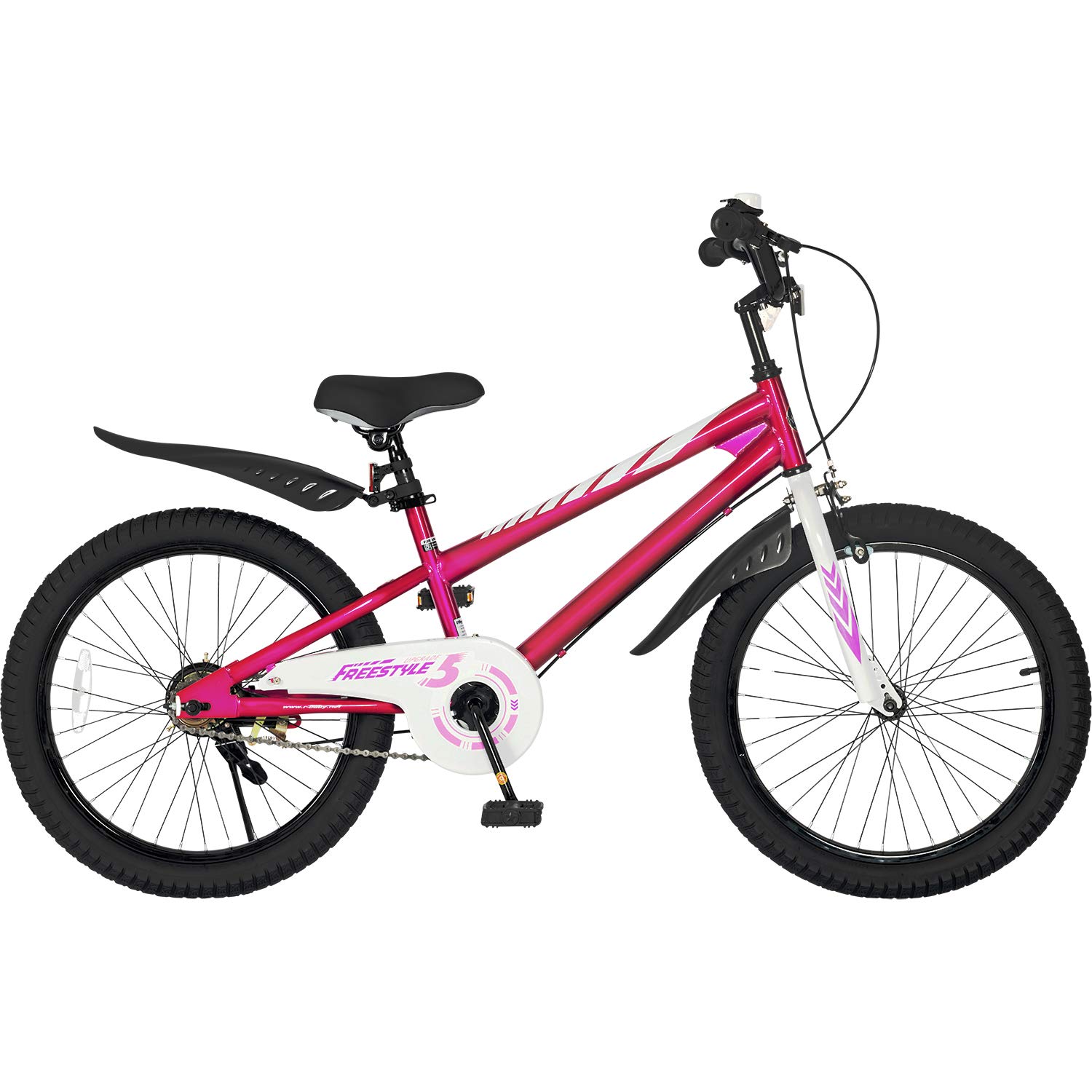 Royalbaby Boys Kids Girls Freestyle BMX Bicycle with Training Wheels Kickstand Gifts for Children Bikes