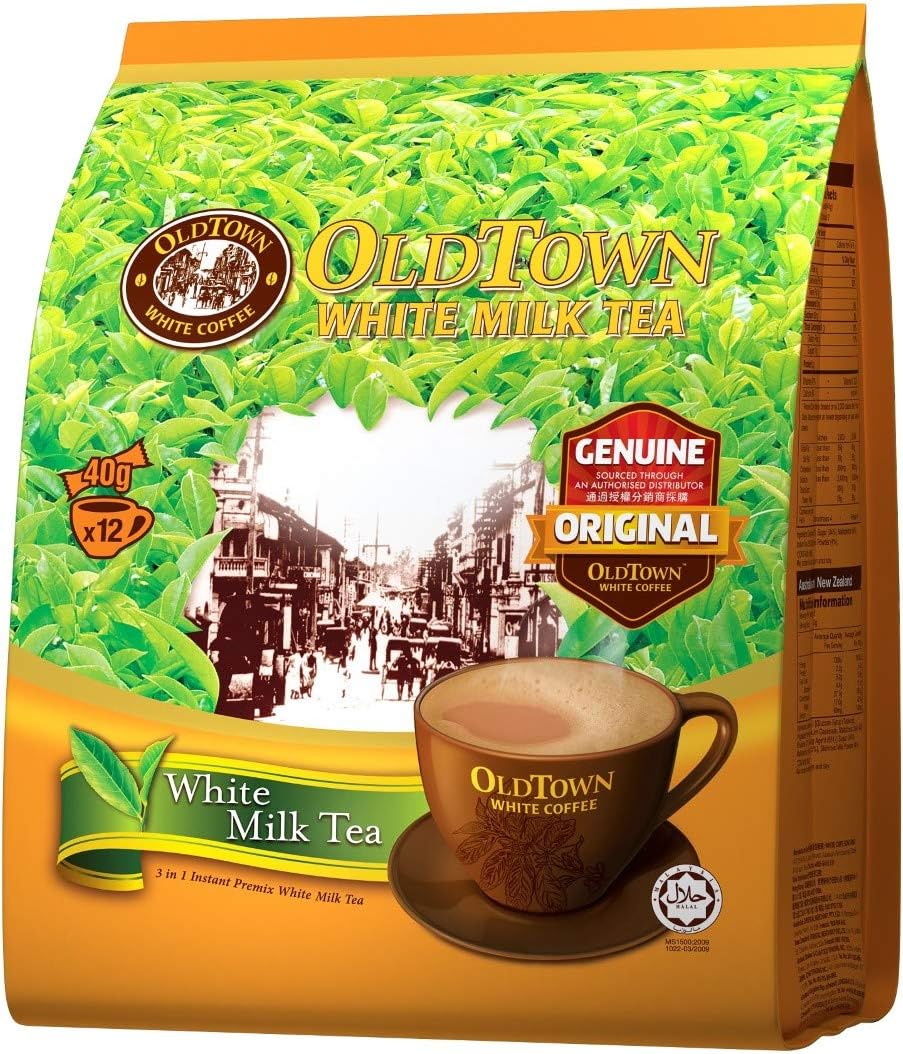 Old Town White Coffee 3-in-1 White Milk Tea, 480 g