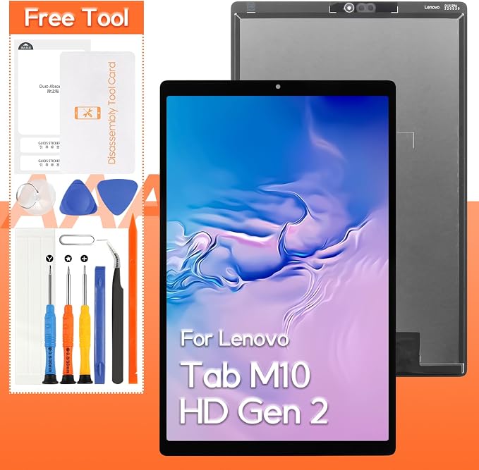 Lenovo Tab M10 FHD Plus 2nd Gen TB-X606 LCD Display Screen & Digitizer Replacement