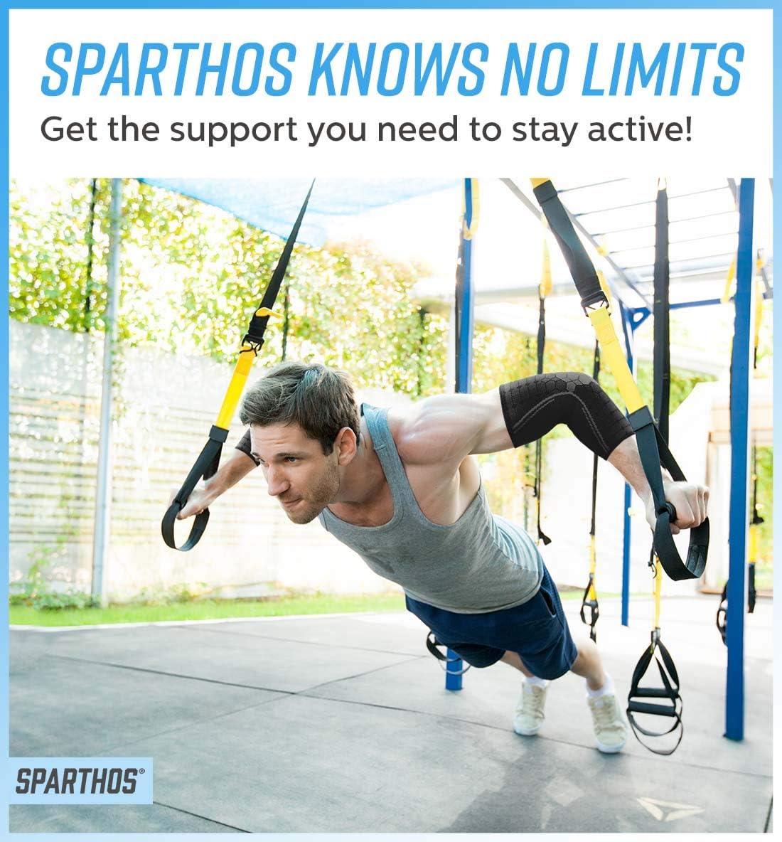 Sparthos Elbow Compression Sleeves (Pair) – Tennis and Golfer's Elbow Support – Elbow Brace for Men and Women – Made from Innovative Breathable Elastic Blend : Health & Household