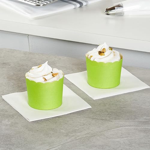 Miniatura 100 de Restaurantware Panificio Premium - Taza de papel Kraft de 10 onzas para hornear, tazas de papel para hornear, perfectas para magdalenas, cupcakes