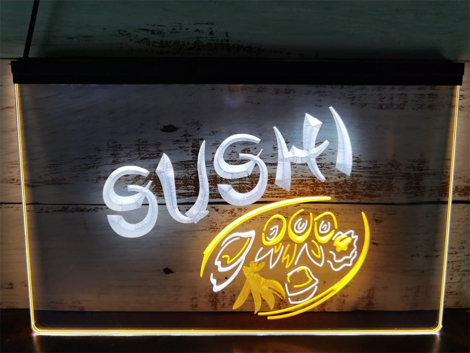 Enseigne Néon LED Sushi Bar – Décoration Murale Lumineuse