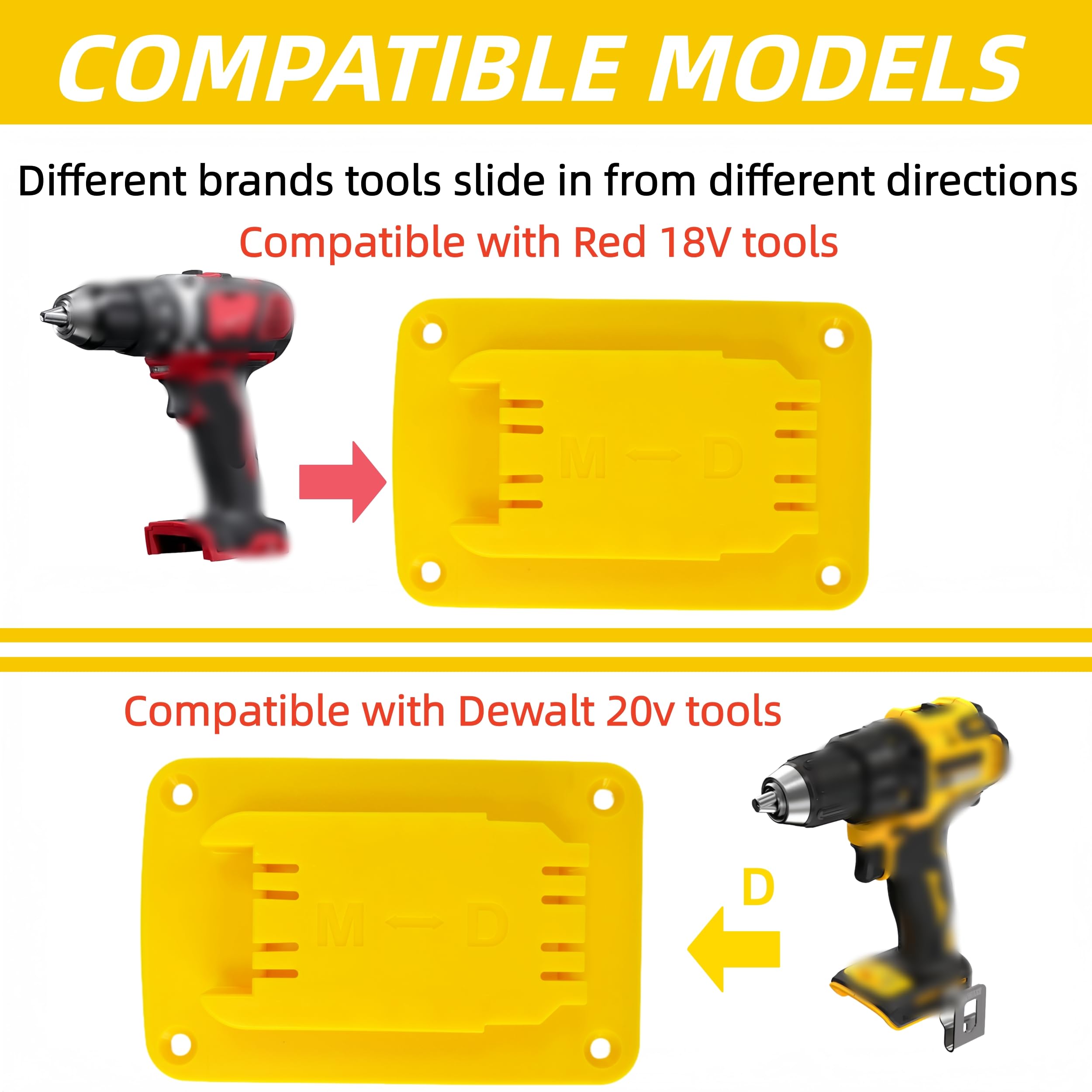 15 Pack Tool Holders Compatible with Dewalt 12V 20V Drill Tools with Screws — Amazon image 5