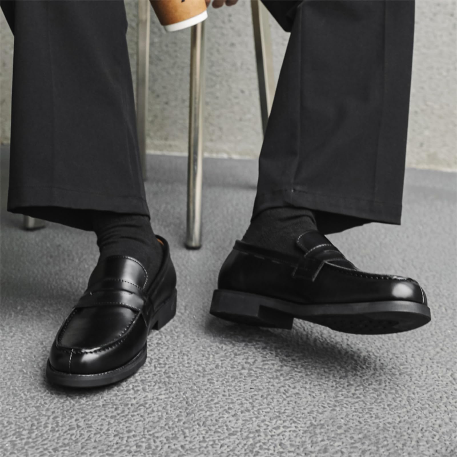 Zapatos Vestir Hombre Mocasines Formales Sin Cordones para Negocios Fiestas Bodas Y Conducción