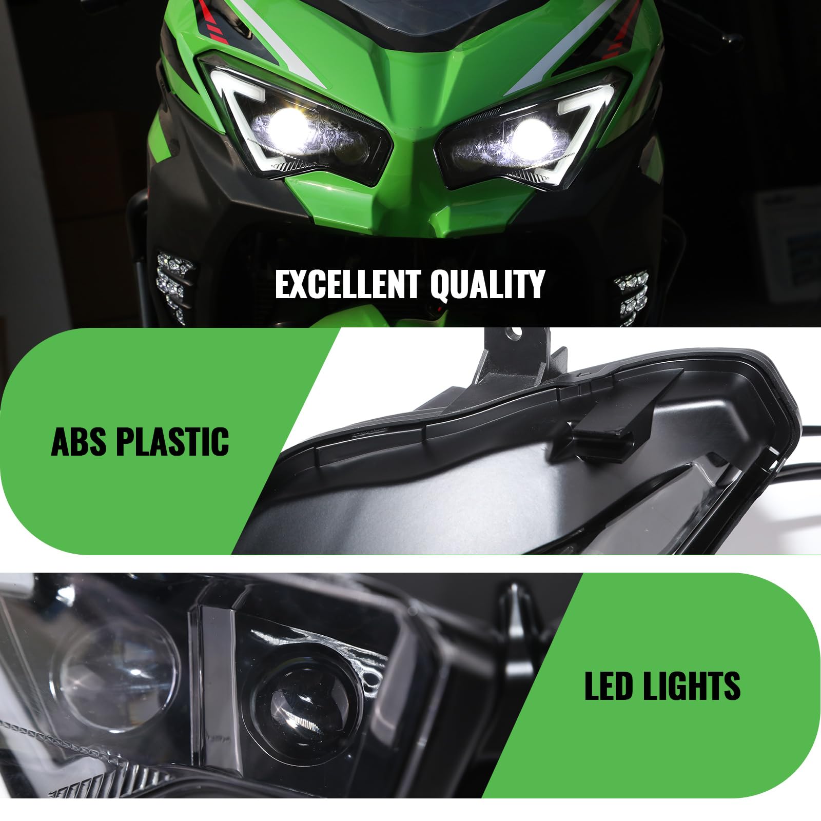 Amazon.com: LED Headlight Turn Signal for Ninja 400, Motorcycle