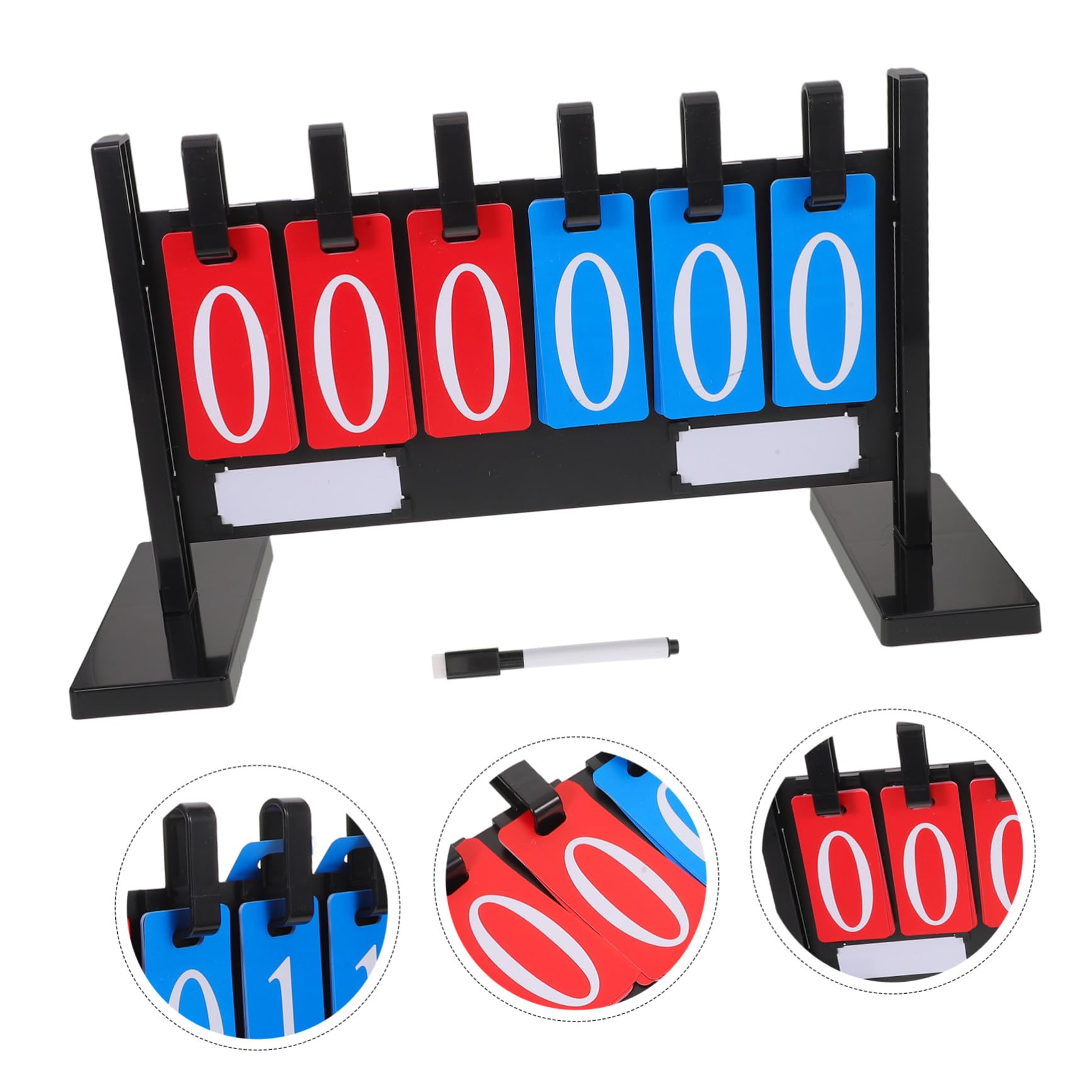 Tabellone Segnapunti da Competizione a 6 Cifre, Autoportante | Pvc, Struttura Smontabile, Display Chiaro per Pallavolo e Basket in Eventi e Sedi Diverse