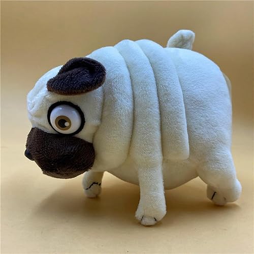 Miniatura 10 de Divertido animal de peluche de Pug  Juguete de peluche divertido y lindo de perro carlino feo de 6 pulgadas, peluche extraño para niños, niños,