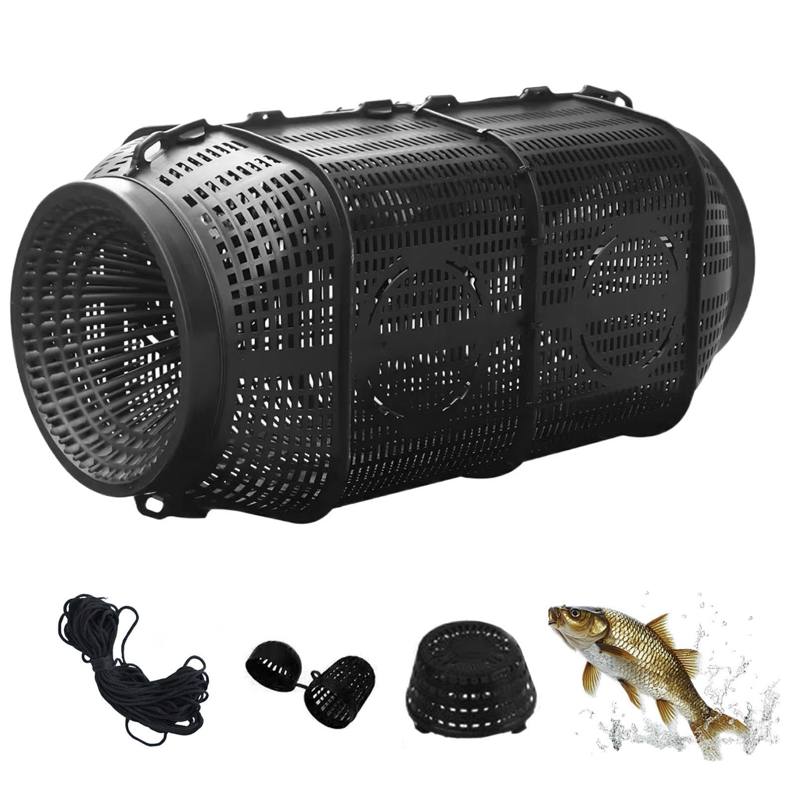 Piège À Poisson - Nasse A Poisson Plastique Peche, Piège À Écrevisses Portable Pour Écrevisses, PiègeCrabe Pour Attraper Les Anguilles, Tortues, Lacs, Étangs, L'eau Salée Et L'eau Douce
