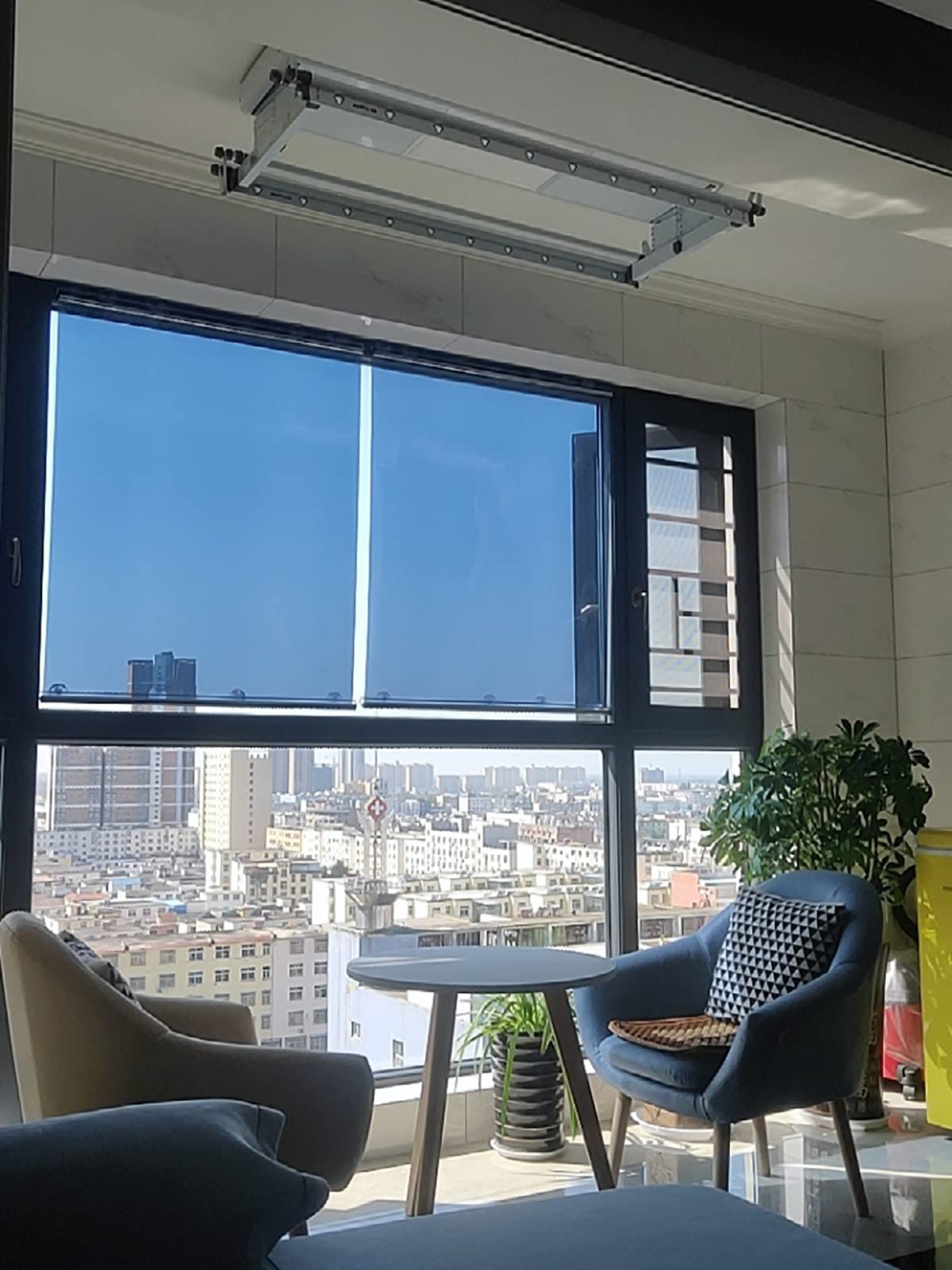 Stores Enrouleurs Stores À Enrouleur À Miroir sans Tain avec des Ventouses, Effacer À Sens Unique Pare-Soleil - Isolation Thermique Et Réfléchissante Anti-UV, sans Coup De Poing