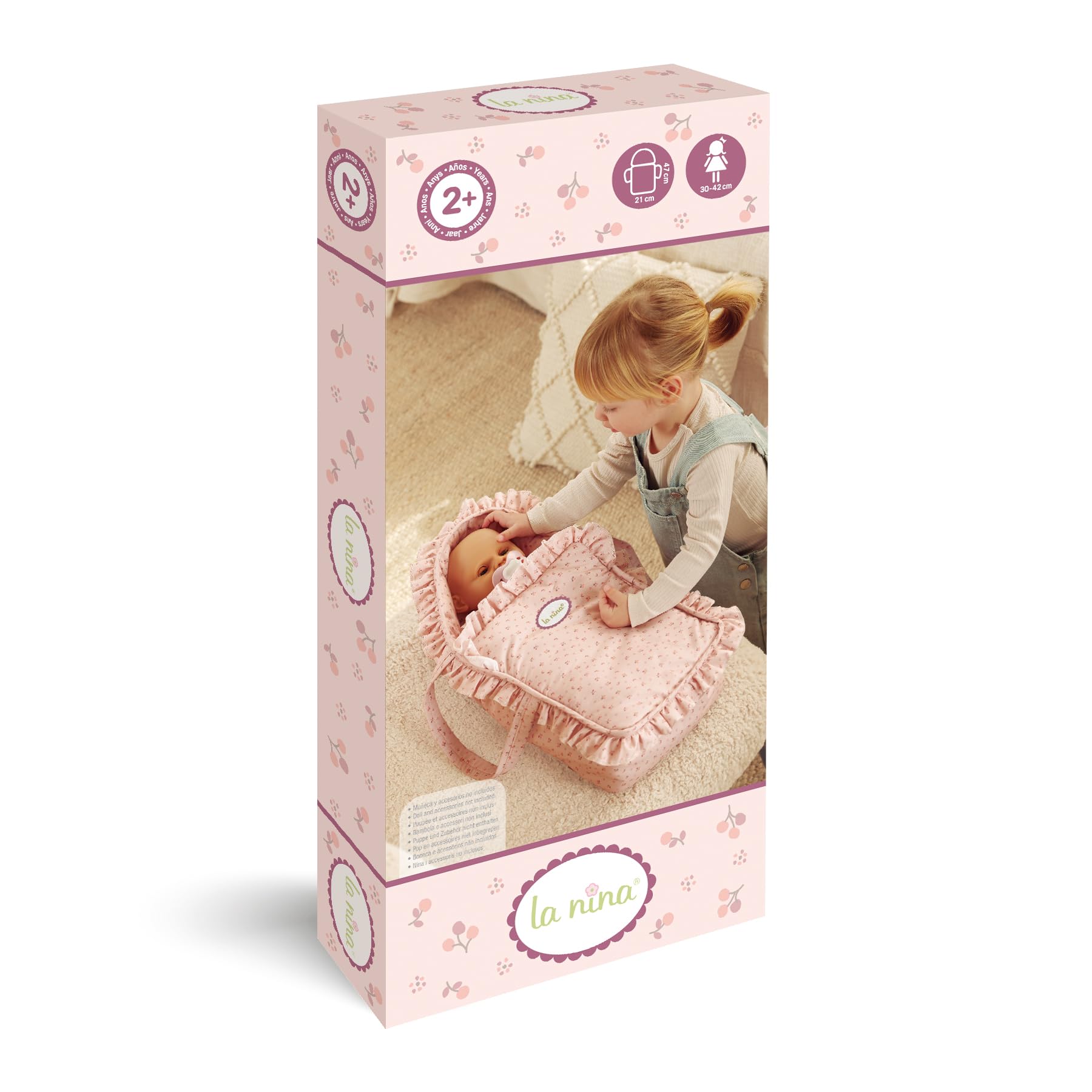 La Nina - Capazo muñecas colección Olivia, a Partir de 2 años