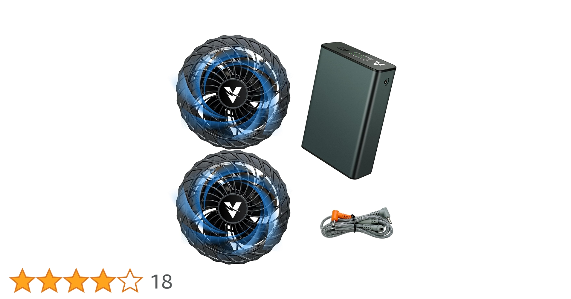 Amazon.co.jp: Voango 空調作業服 ファンバッテリーセット 【20V高出力