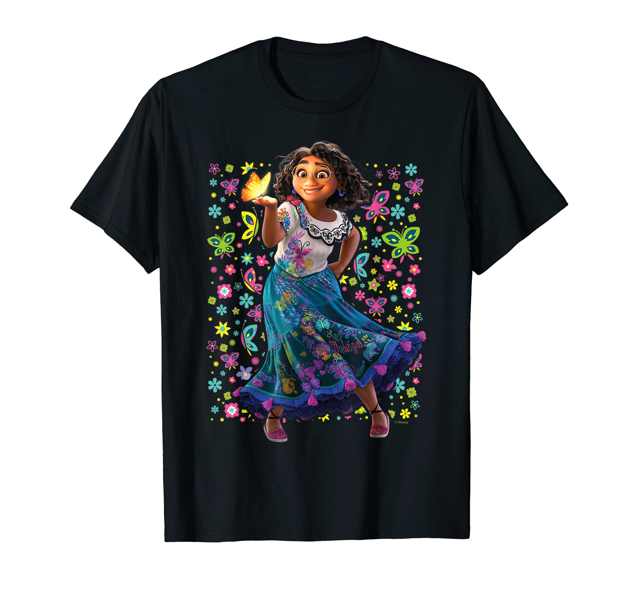 DisneyEncanto - Maribel Magic Glowing Butterflies T-ShirtOEKO-TEX STANDARD 100