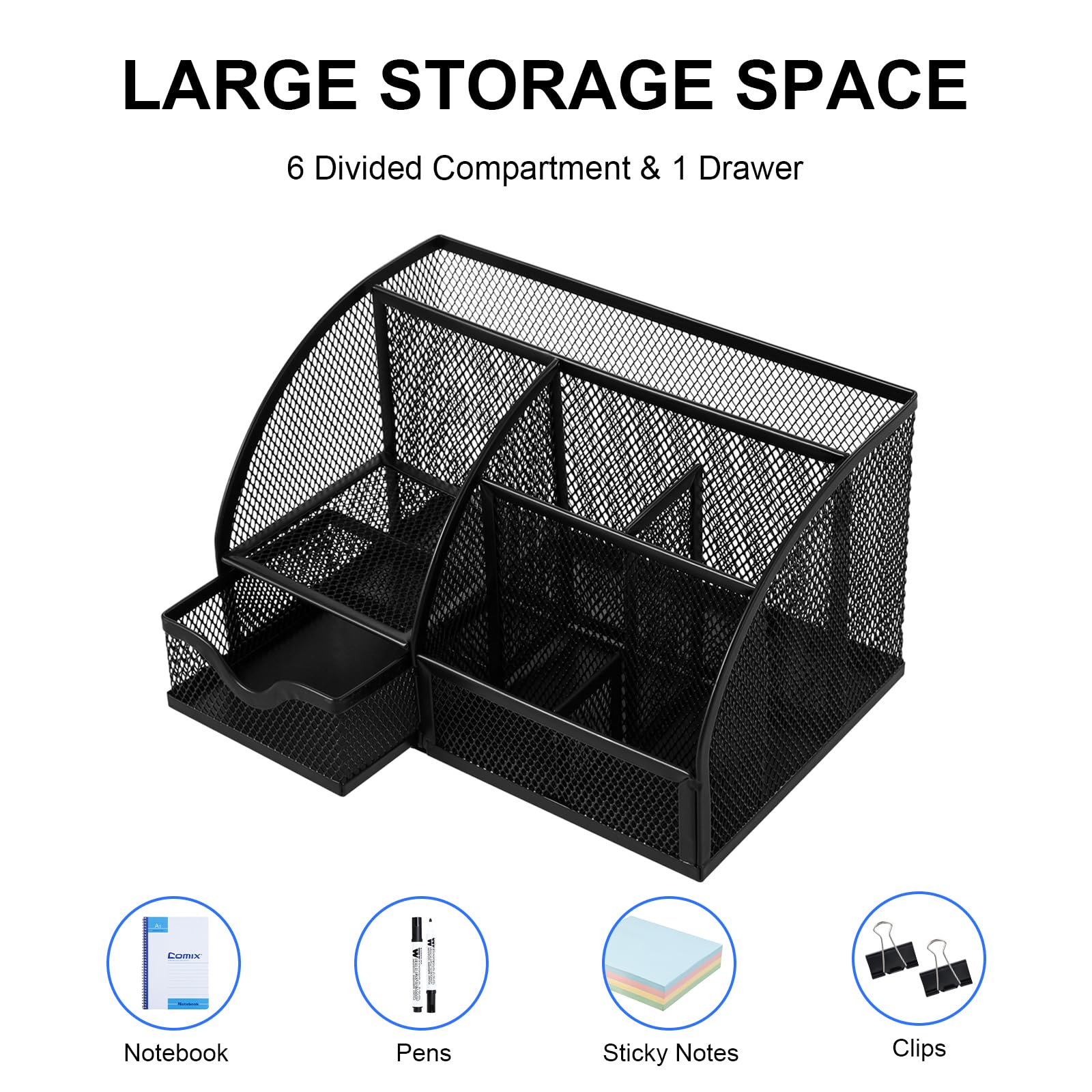 Barelove FO01 Desk Organizer Sliding Drawer, Large Office - View #13