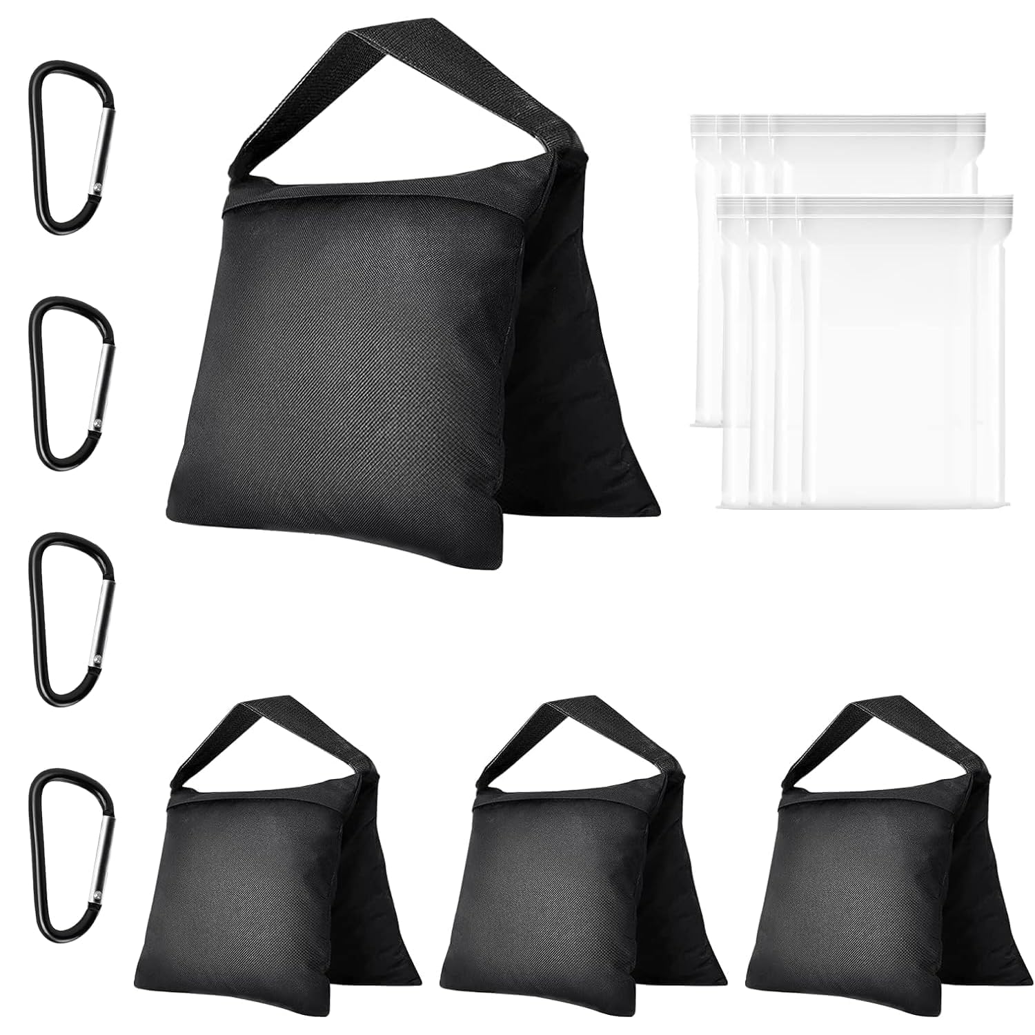 EMART 4 Pcs Sacchi di Sabbia Resistente per Studio Fotografico e Video, Treppiedi, Giardino