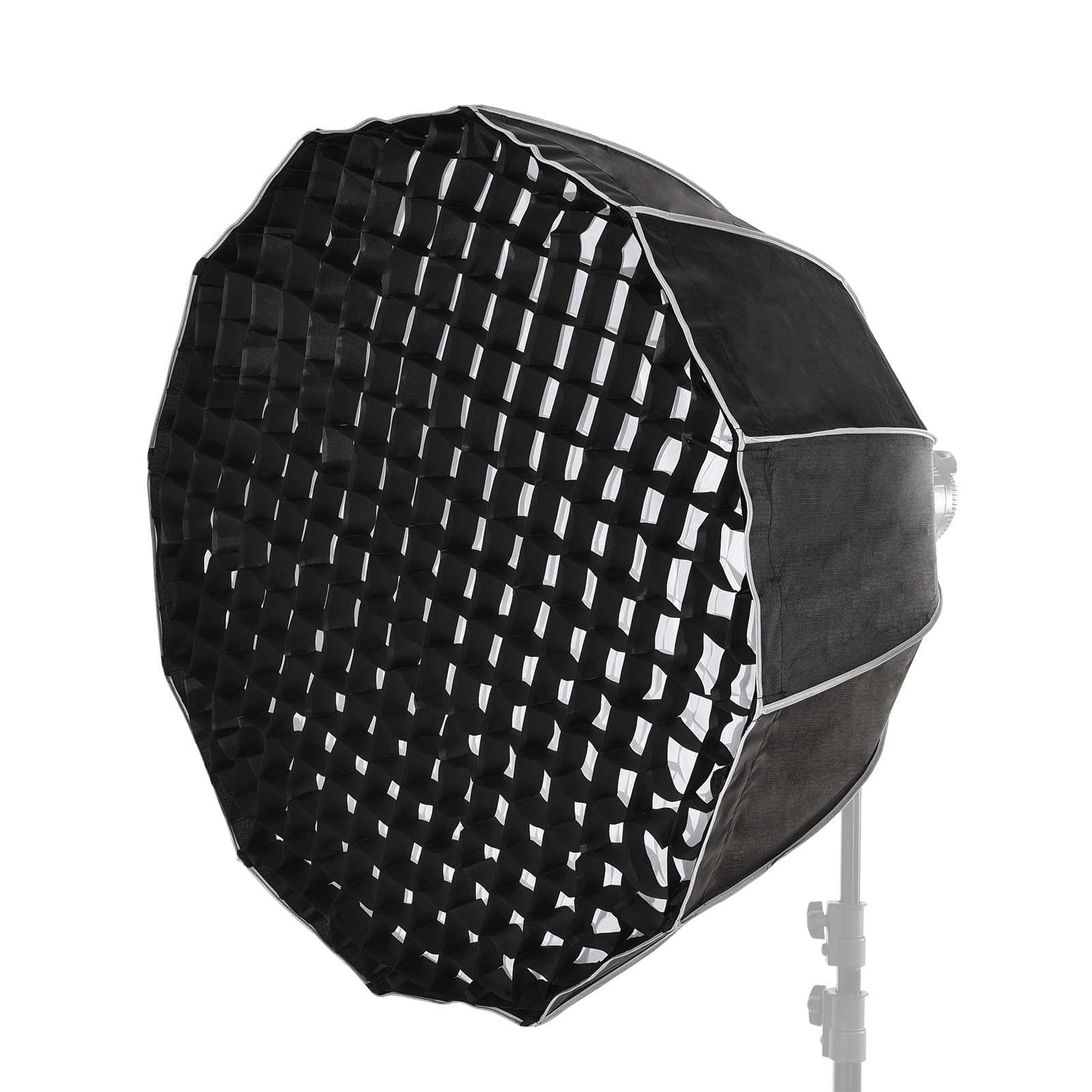 Andoer Parabolic Softbox 90 cm, multiuso, Softbox Bowens, Quick Release Studio Reflection Softbox con diffusore, griglia a nido d'ape, borsa per ritratti, interviste, film