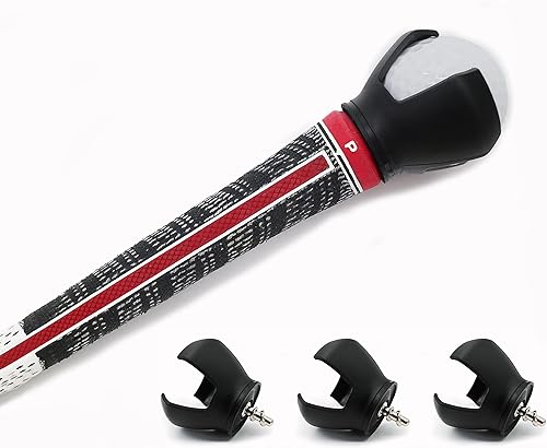 HuoHuo 4 unidades de recuperador de pelotas de golf para putter, ventosa para herramientas de tornillos de golf, recogedor de bolas de golf,