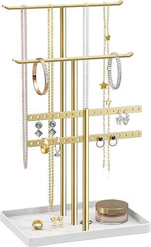 pickpiff Jewelry Stand Holder Organizer: 14.5" Sturdy Hanger for 80
