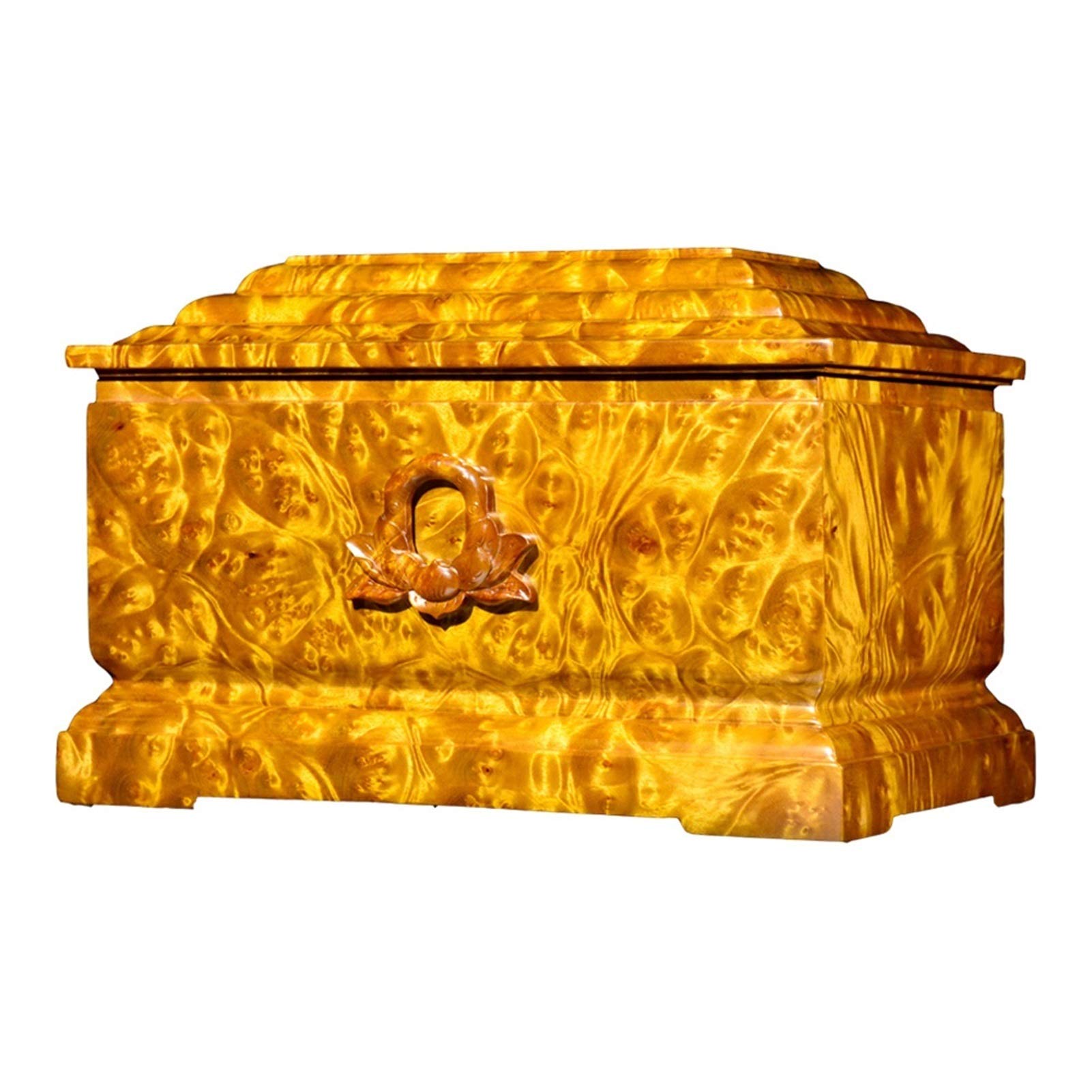 YTBHSHXZ urn， Ashes Beautifully Handcrafted Wooden Urn for Wood Cremation Urns, Hand Carved Loved Ones Remembrance Jar