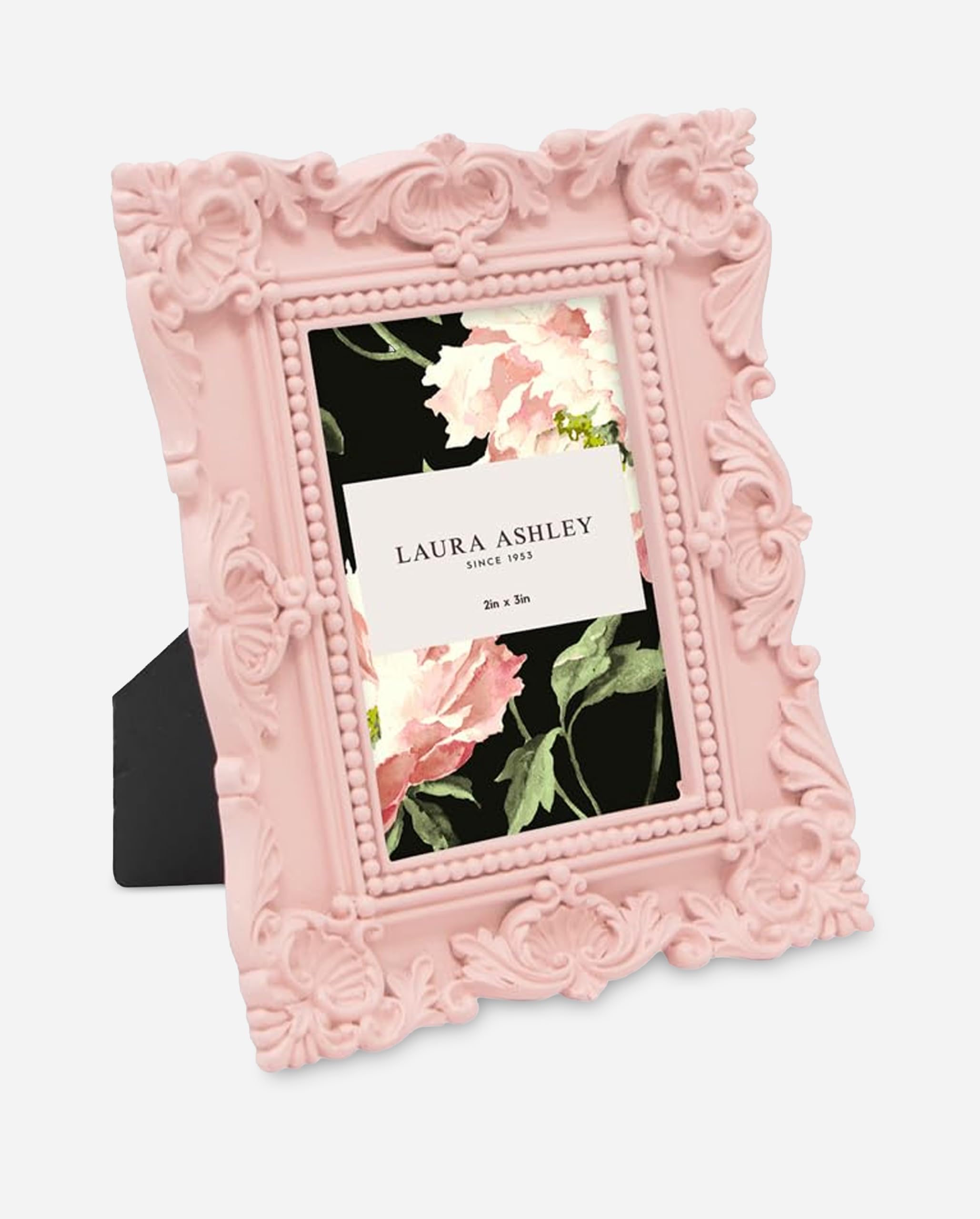 Amazon.com - Laura Ashley 2x3 Pink Ornate Textured Hand-Crafted
