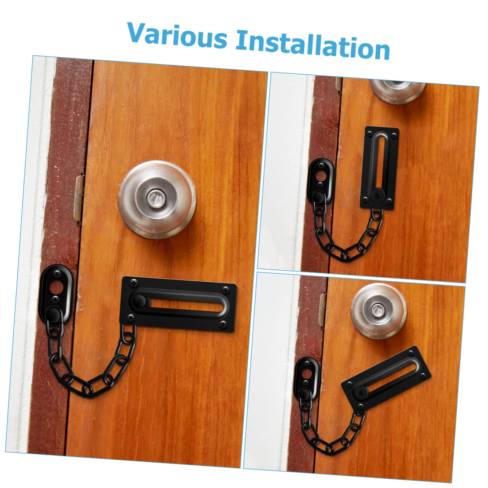 Cerradura Inoxidable de Seguridad Cadena Puerta de Acero