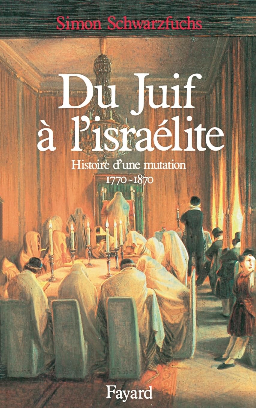 Du Juif a l'Israelite (French Edition)