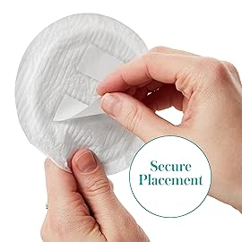 Evenflo Feeding Disposable Breast Pads for Nursing Women, Breathable and High Absorbency, White, 60 Count