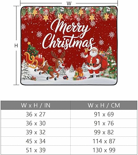 Miniatura 7 de Cubierta magnética roja para chimenea de Papá Noel, detiene la pérdida de calor, pantalla de chimenea para interiores, árbol de alce de Navidad,