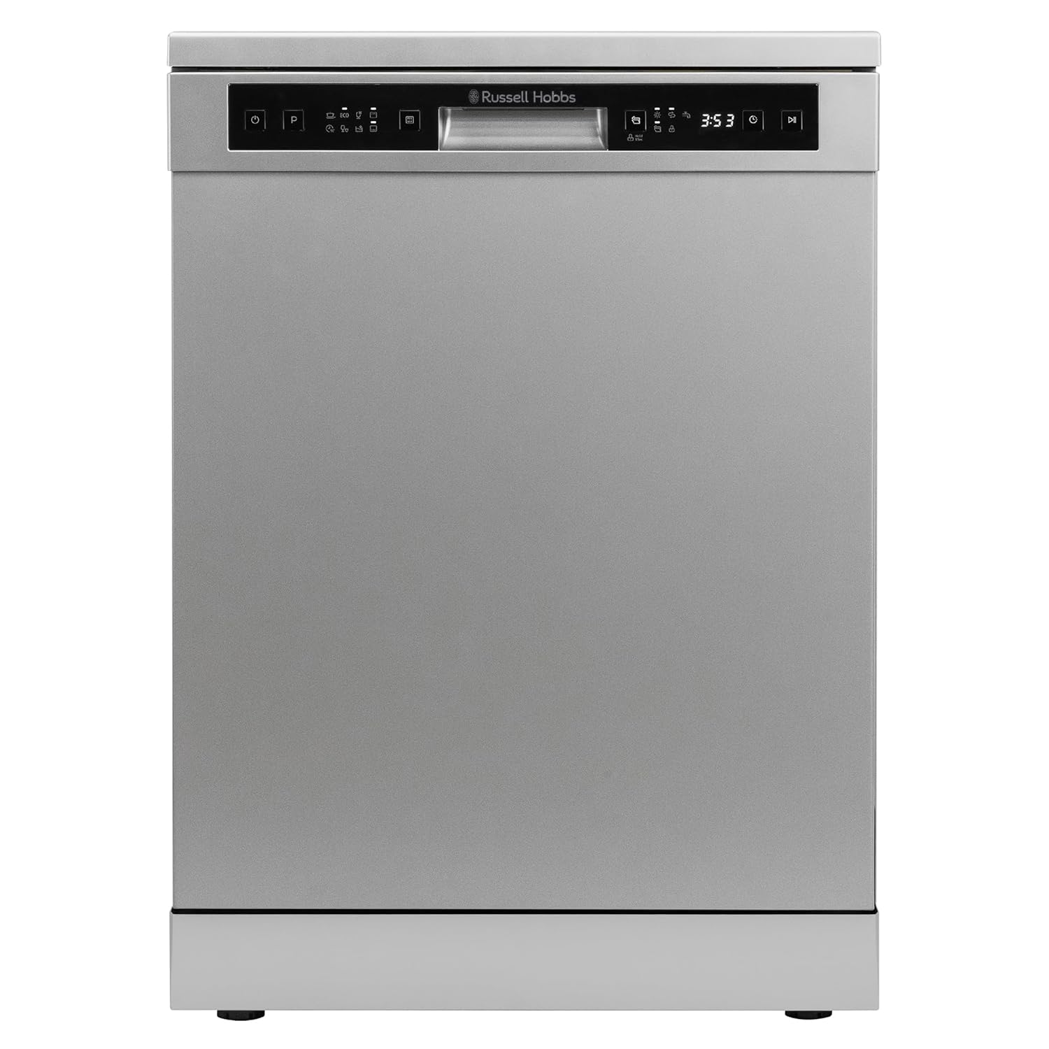 Freestanding Dishwasher, Class D, 14 Place Settings, 6 Wash Programs, 24-Hour Delay Start, Auto Door Open, 1 x Height Adjustable Basket and Mini Cutlery Tray,...
