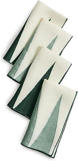 Misette Women's Backgammon Linen Napkins 4 Pack