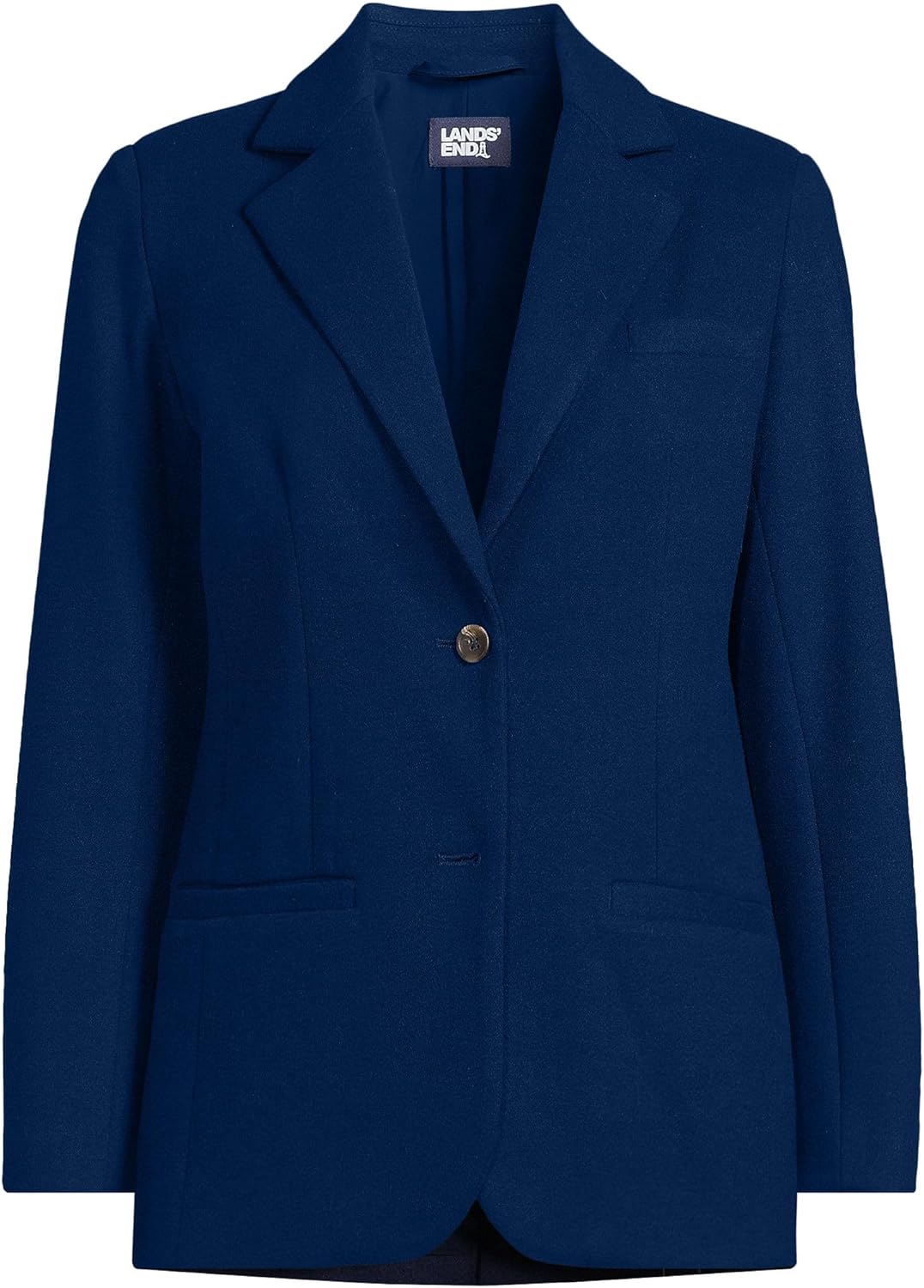 Lands' End Women's Brushed Ponte Traditional Blazer