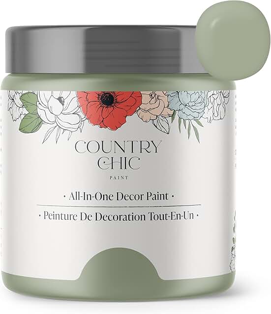 Country Chic All-in-One Chalk Paint for Furniture, Cabinets, Home Decor,...