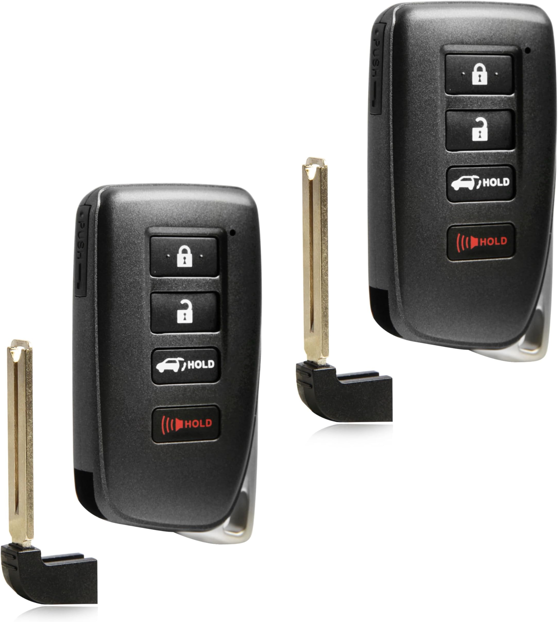 2X USARemote Key Fob Replacement Keyless Entry Remote for 2016 2017 2018 2019 2020 2021 Lexus LX570 RX350 RX350L RX450H RX450HL 4-Button Proximity Smart Key (HYQ14FBB, G Board 0010, 89904-0E160)