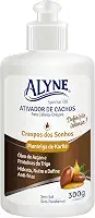 Alyne, Creme para pentear cabelo, Crespo dos sonhos, 300 g, Marrom