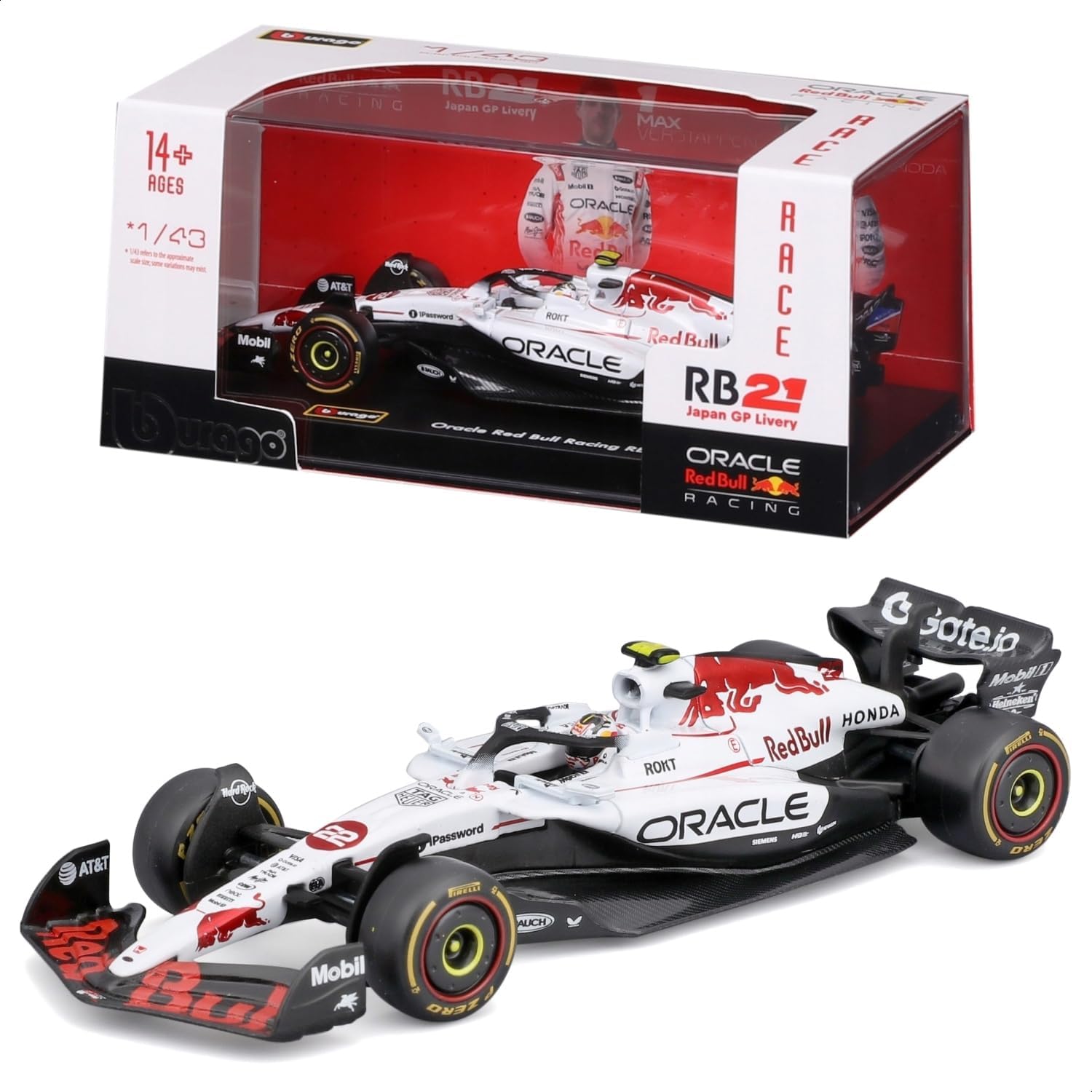 BOLID F1 Red Bull RB21#22 Tsunoda GP JAPAN 2025 1:43 BBURAGO 18-38234