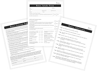 Botox Intake, Consent, and Aftercare Form | 75 Pack | 8.5 x 11