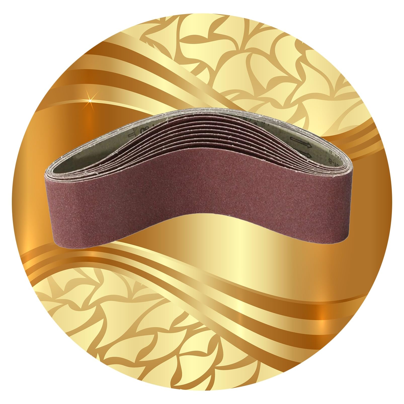1.5x30 sanding belts 10pcs Aluminium Oxide Grinding Sanding Belt 40/1000 Grits Belt sander paper Polishing Sharpening Thick Fine Derusting Wood Automotive (Color : 320 grit, Size : 40mm x 740mm/1539