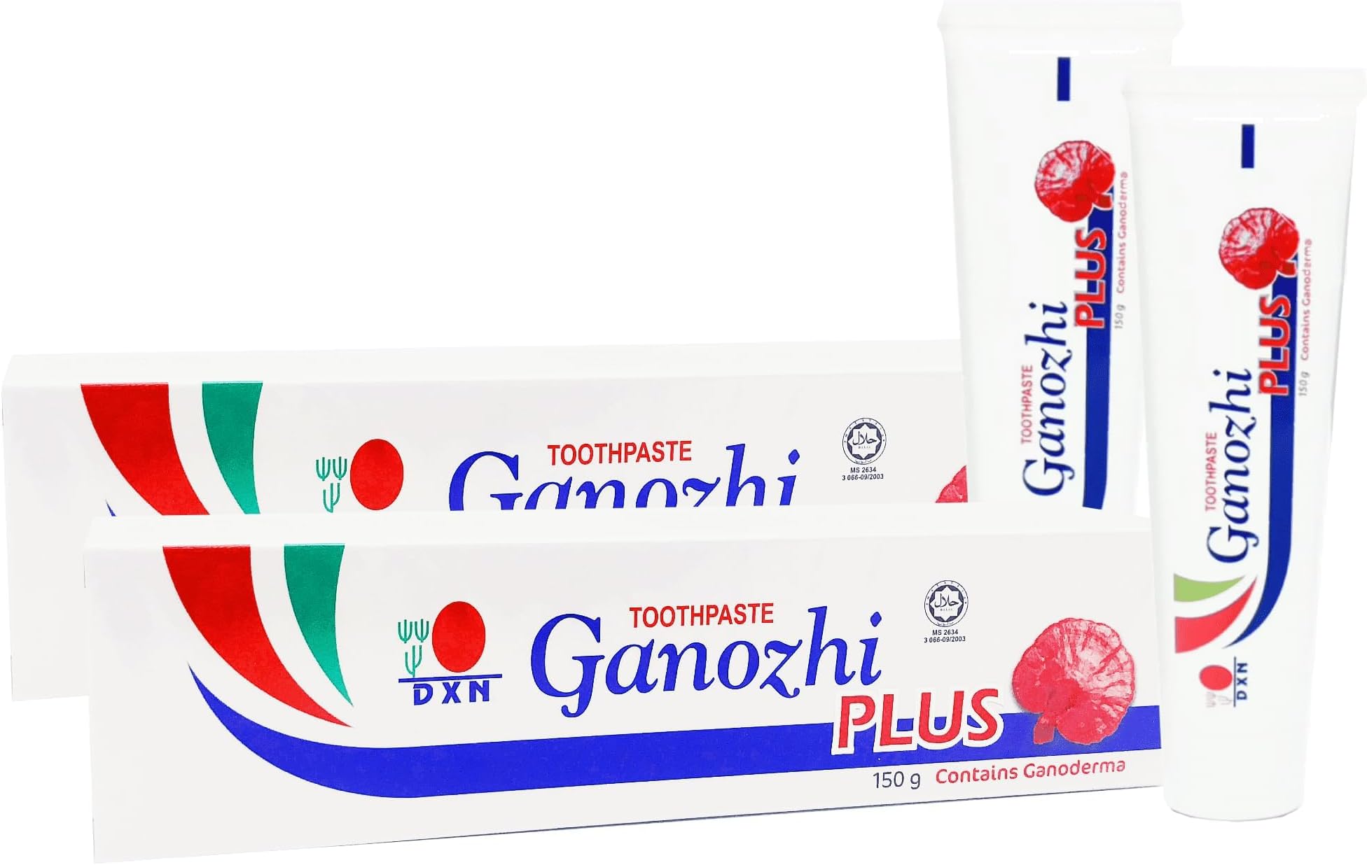 (Pack of 2) DXN Ganozhi Plus Toothpaste with Ganoderma Extract 150g