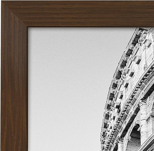 Vista 114 de Americanflat - Marco para póster de 71 x 74 cm con plexiglás pulido, portarretratos negro de madera industrializada, Epic Collection, marco ancho