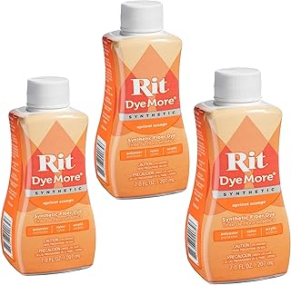 Rit Dye (3-Pack) More Synthetic 7 Ounce Apricot Orange 020-65