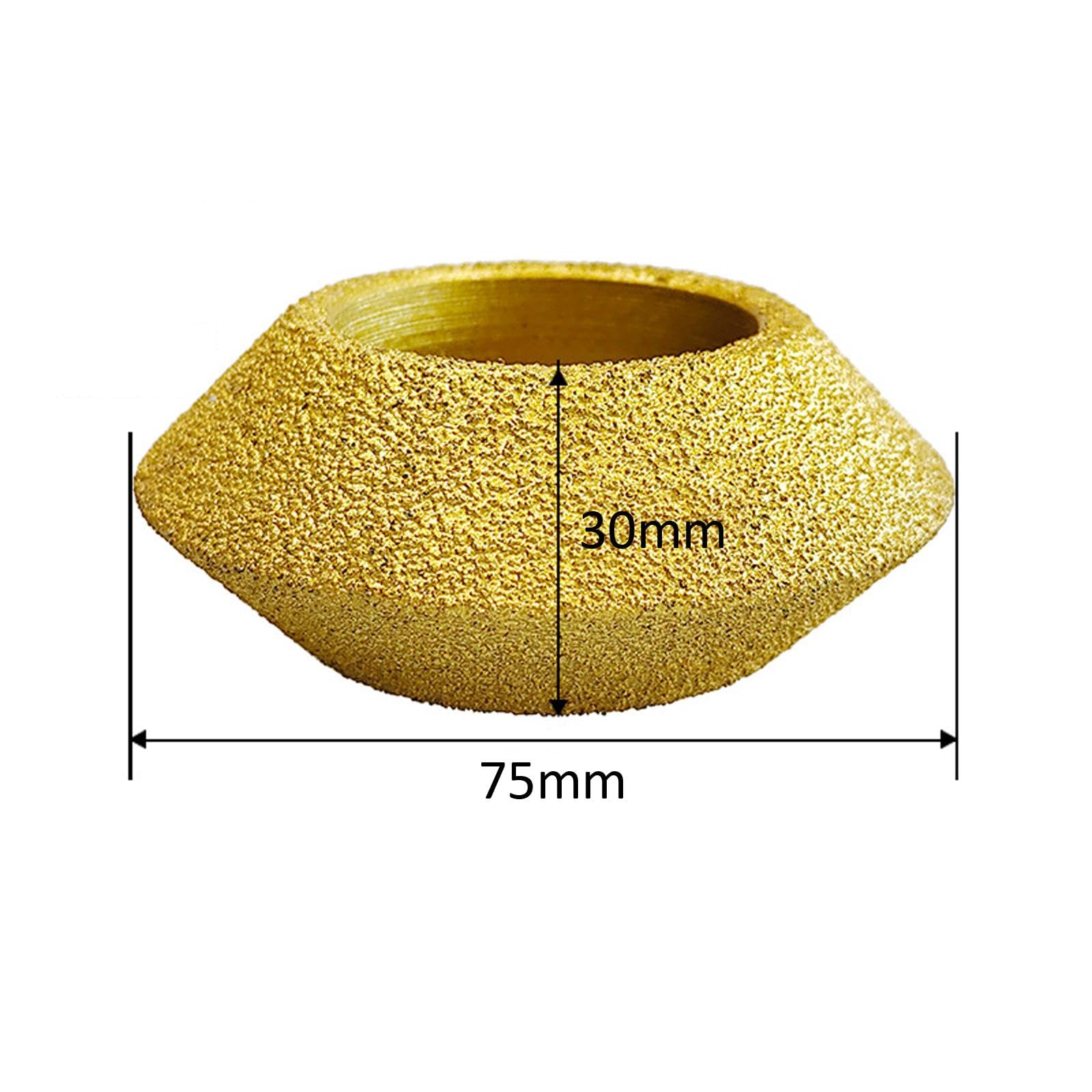 Concrete Grinding Wheel Grinding Wheel Disc V Shaped Groove Replacements 20mm Bore Dia Diamond Cup Grinder for Angle Grinders, 30mm
