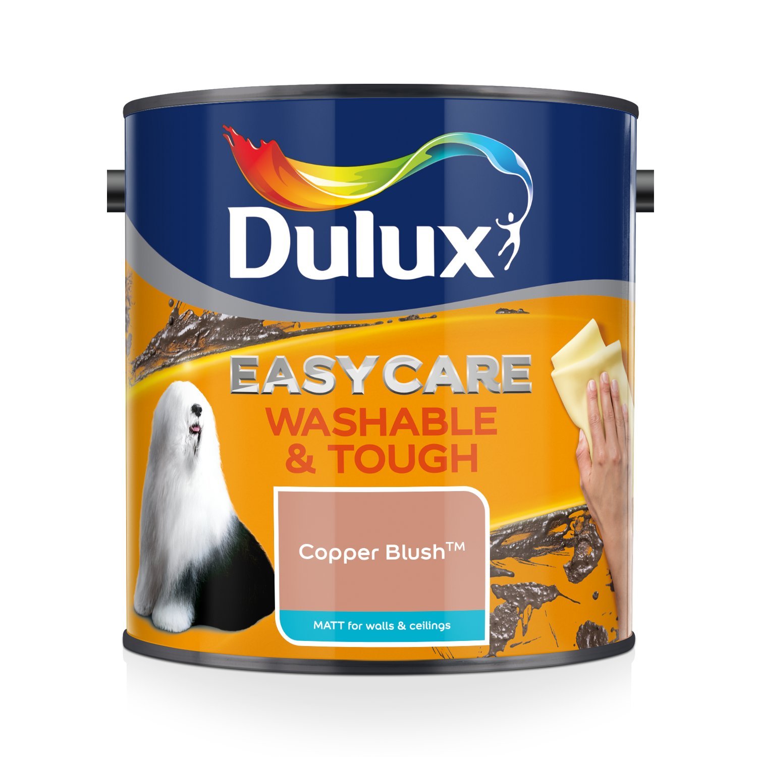 Dulux Easycare Washable & Tough Matt Emulsion Paint - Copper Blush - 2.5L