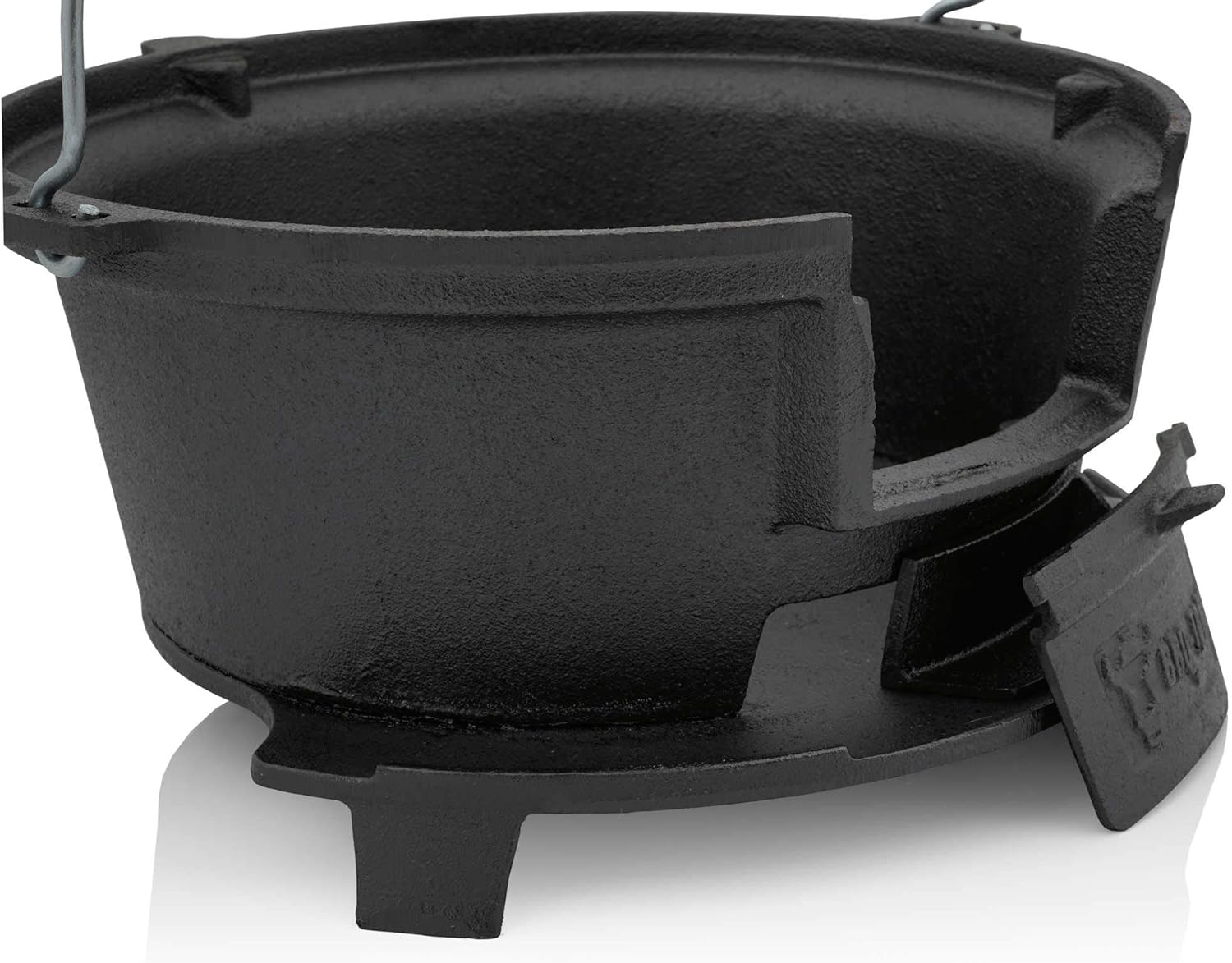 BBQ-Toro Pentola in ghisa con griglia | Hibachi Style Grill con sollevatore di griglia | Griglia a carbone da campeggio, pentola in ghisa, Dutch Oven Station ((B) 43 x (T) 42 x (H) 21,5 cm) BBQ-Toro Pentola in ghisa con griglia | Hibachi Style Grill con sollevatore di griglia | Griglia a carbone da campeggio, pentola in ghisa, Dutch Oven Station ((B) 43 x (T) 42 x (H) 21,5 cm)
