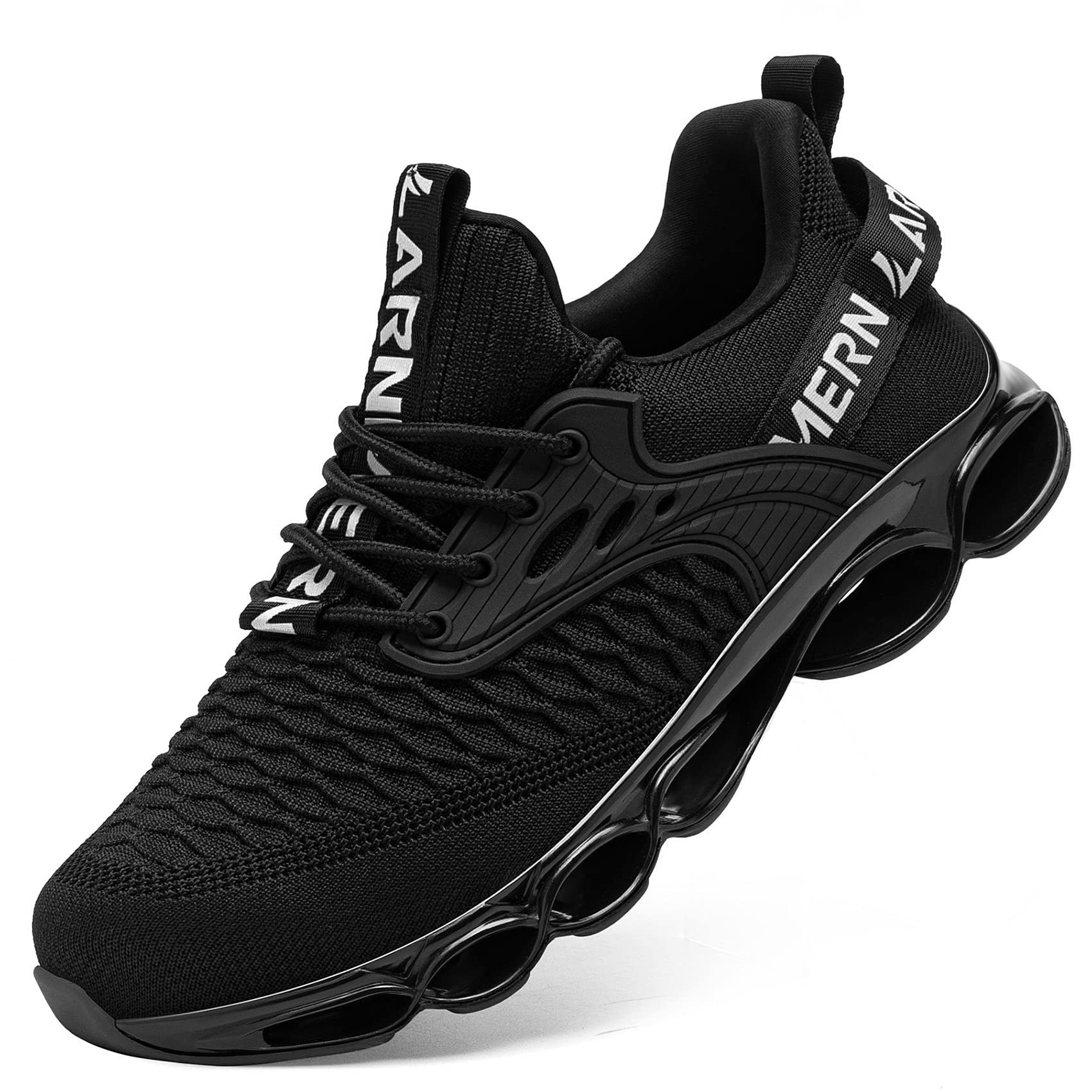 LARNMERNSteel Toe Shoes for Women Lightweight Safety Sneakers Comfortable Indestructible Breathable Work Utility Tennis Shoes