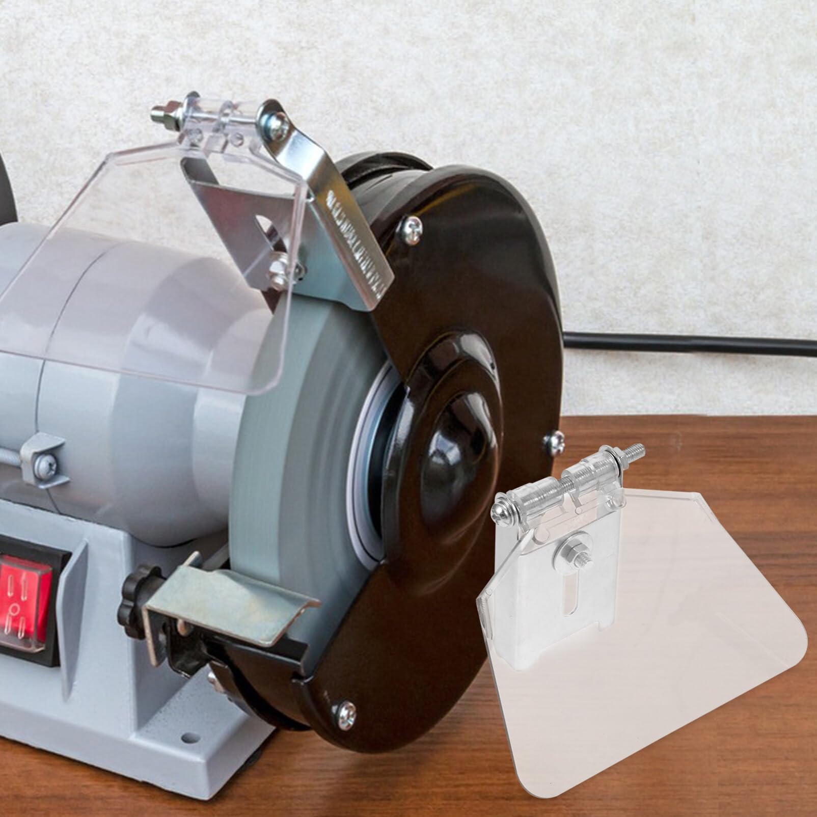 Generic 1 Set Bench Grinder Eye Cover Guard Device Bench Eye Shield Eyeshield for Worker