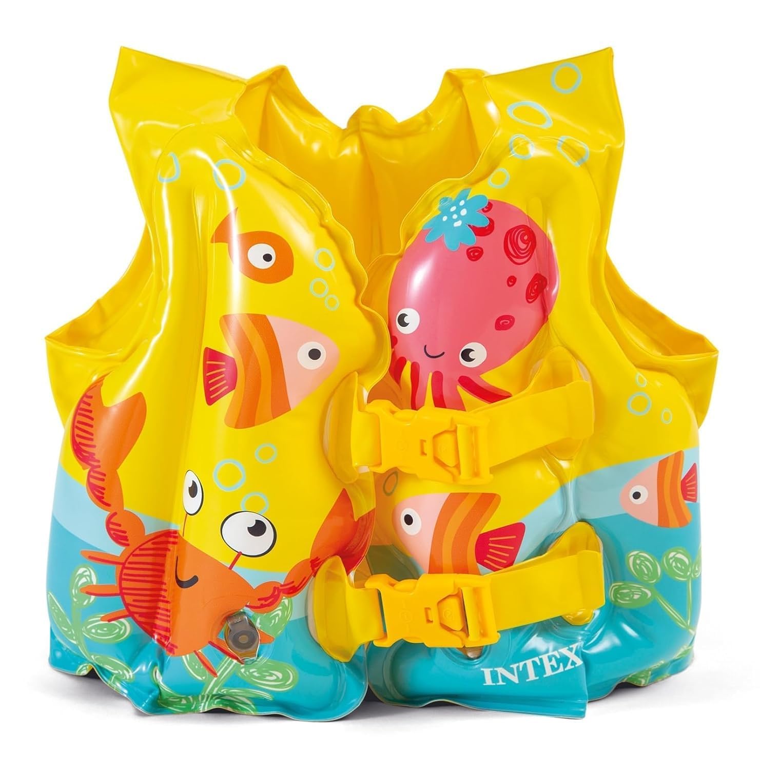 Oriley Tropical Buddies Swim Vest with Adjustable Strap Inflatable Childrens Pool Water Floating Jacket Comfortable Swimming Training for Kid’s Float Ideal for Pool Safety (Pack of 1, Random)-image-30
