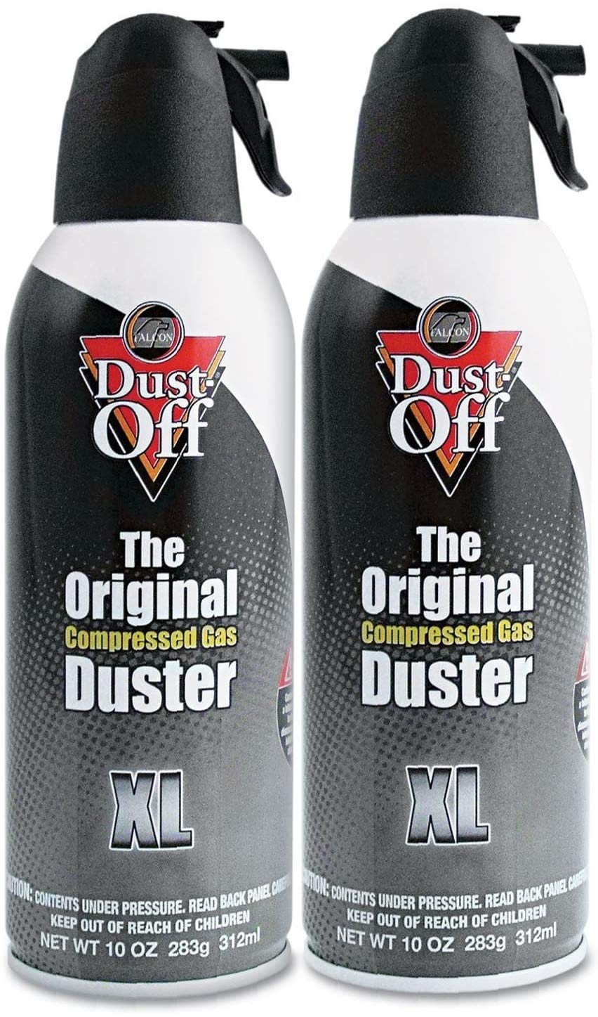 Dust-Off Disposable Compressed Gas Duster, 10 oz Cans, 2 Pack - 1