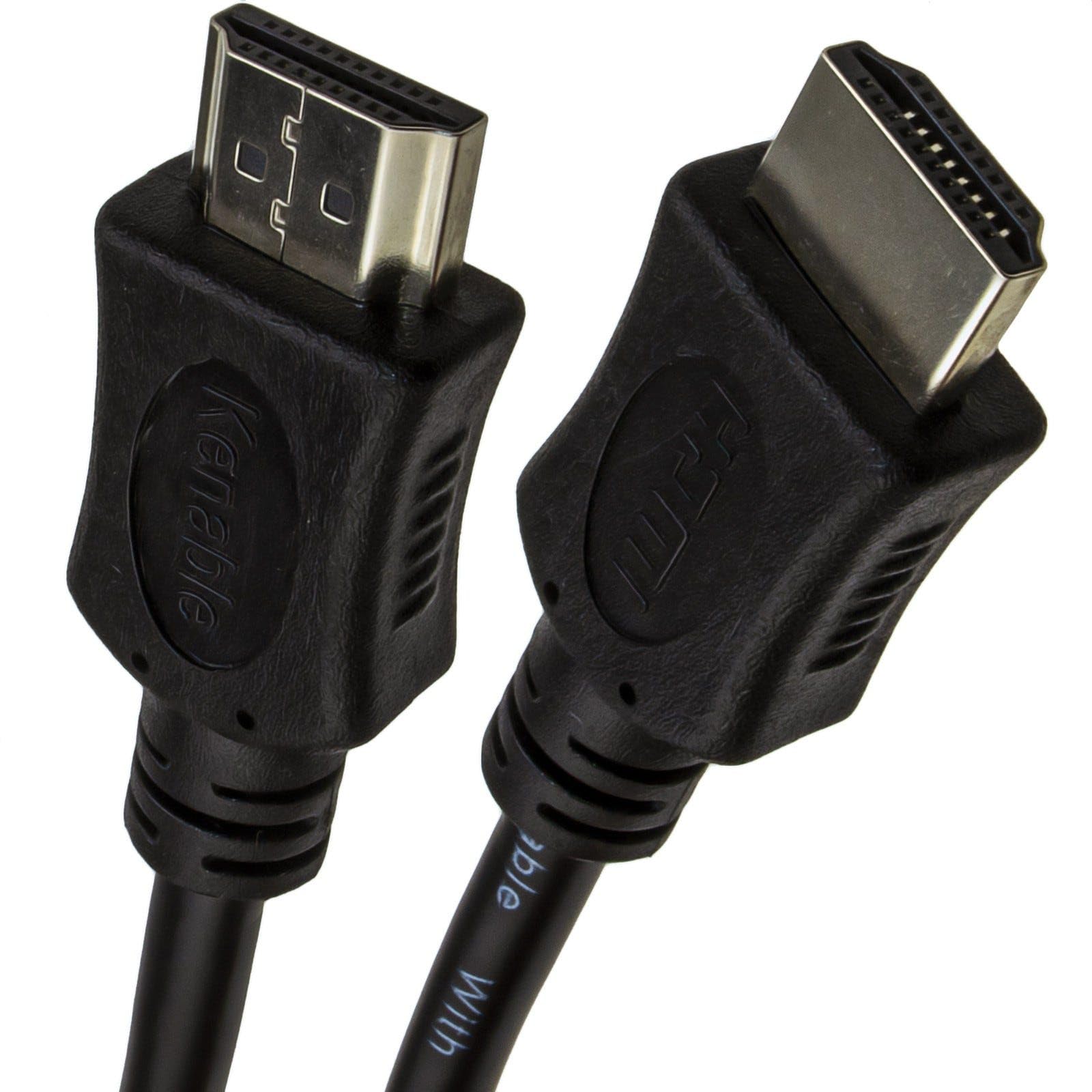 Kenable Men's Hdmi Cable High Speed 1080P Hd Tv Screened Lead 1.5M