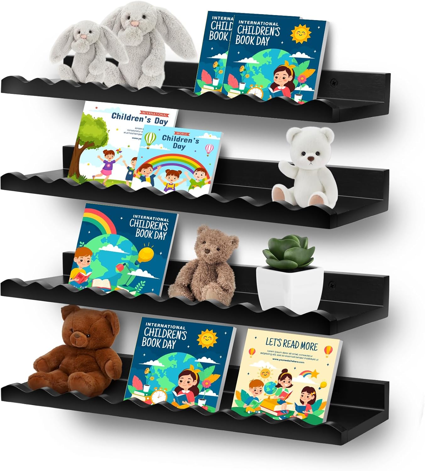 Nursery Book Shelves 