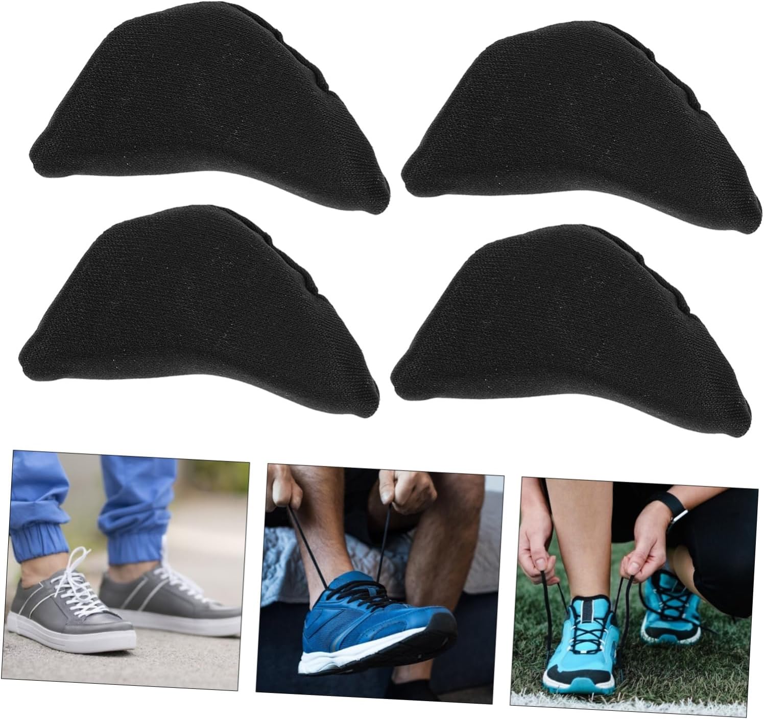 Gatuida 2sets Women Arch Support Insoles Sponge Toe Plugs Toe Filler Inserts Comfortable Foot Pads for High Heels Flats Sneakers Boots Running Shoes